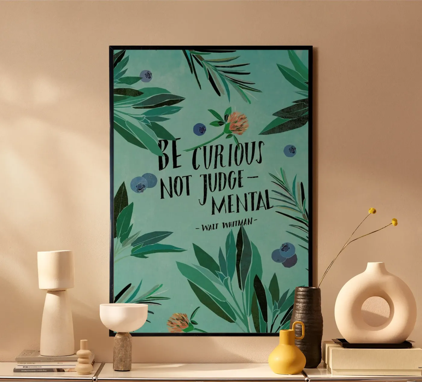 Be Curious poster van Eva Wünsch