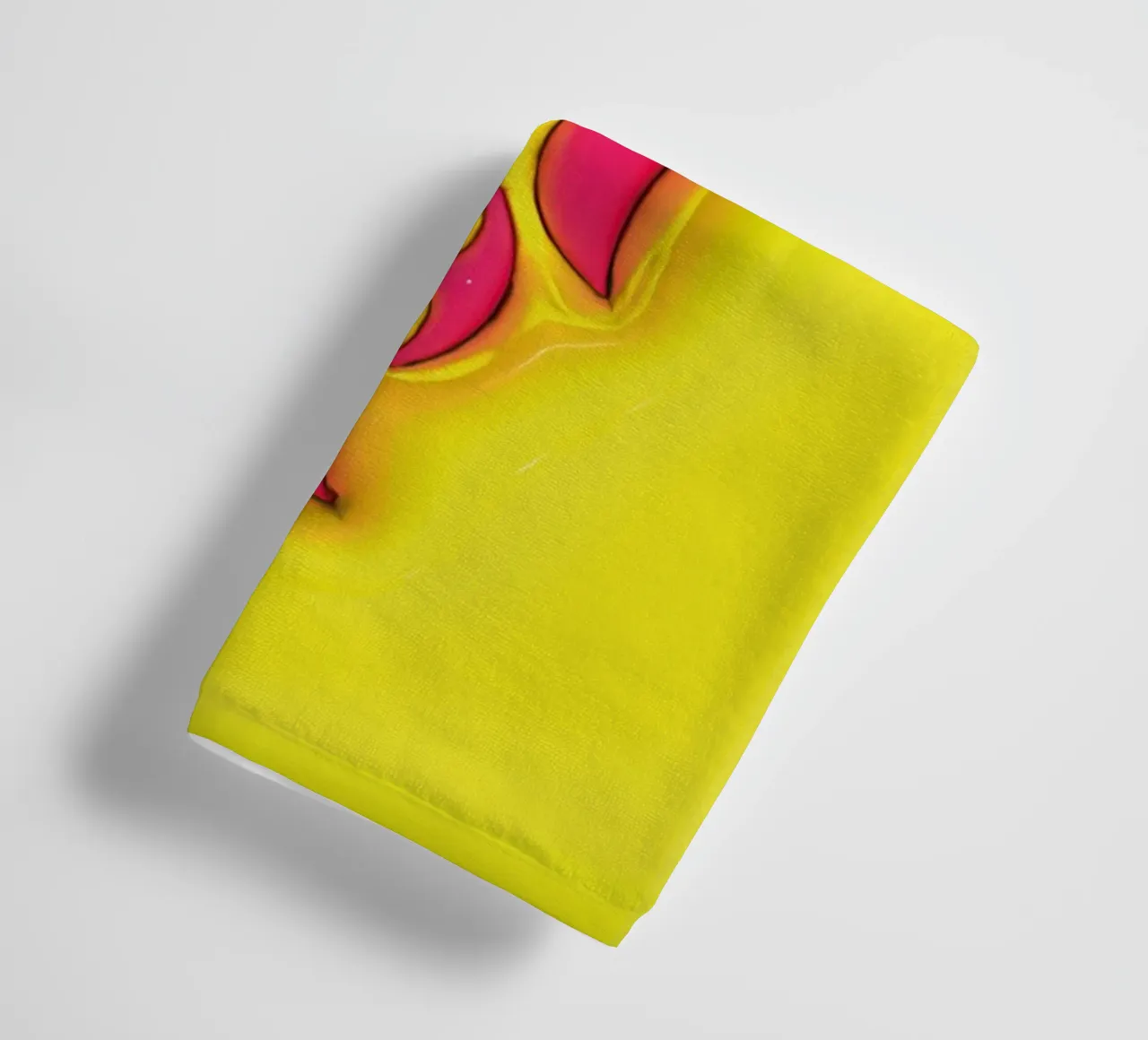 Bubblegum Inflate Initials F Green towel by Malou-Studio