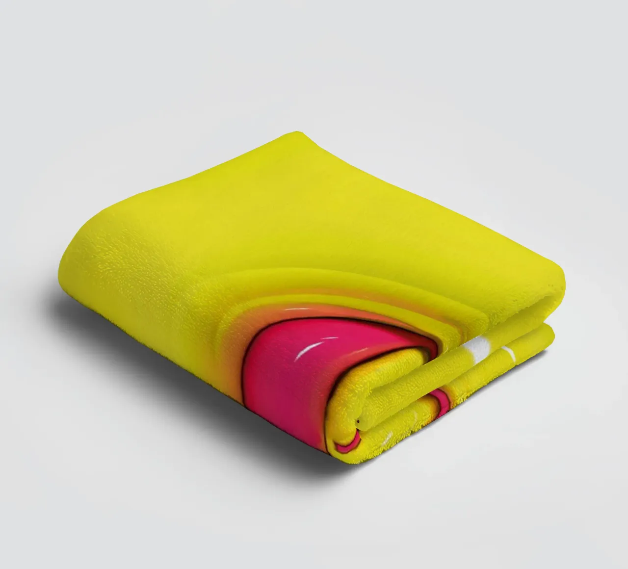 Bubblegum Gonflable Initiales G Vert serviette de bain de Malou-Studio