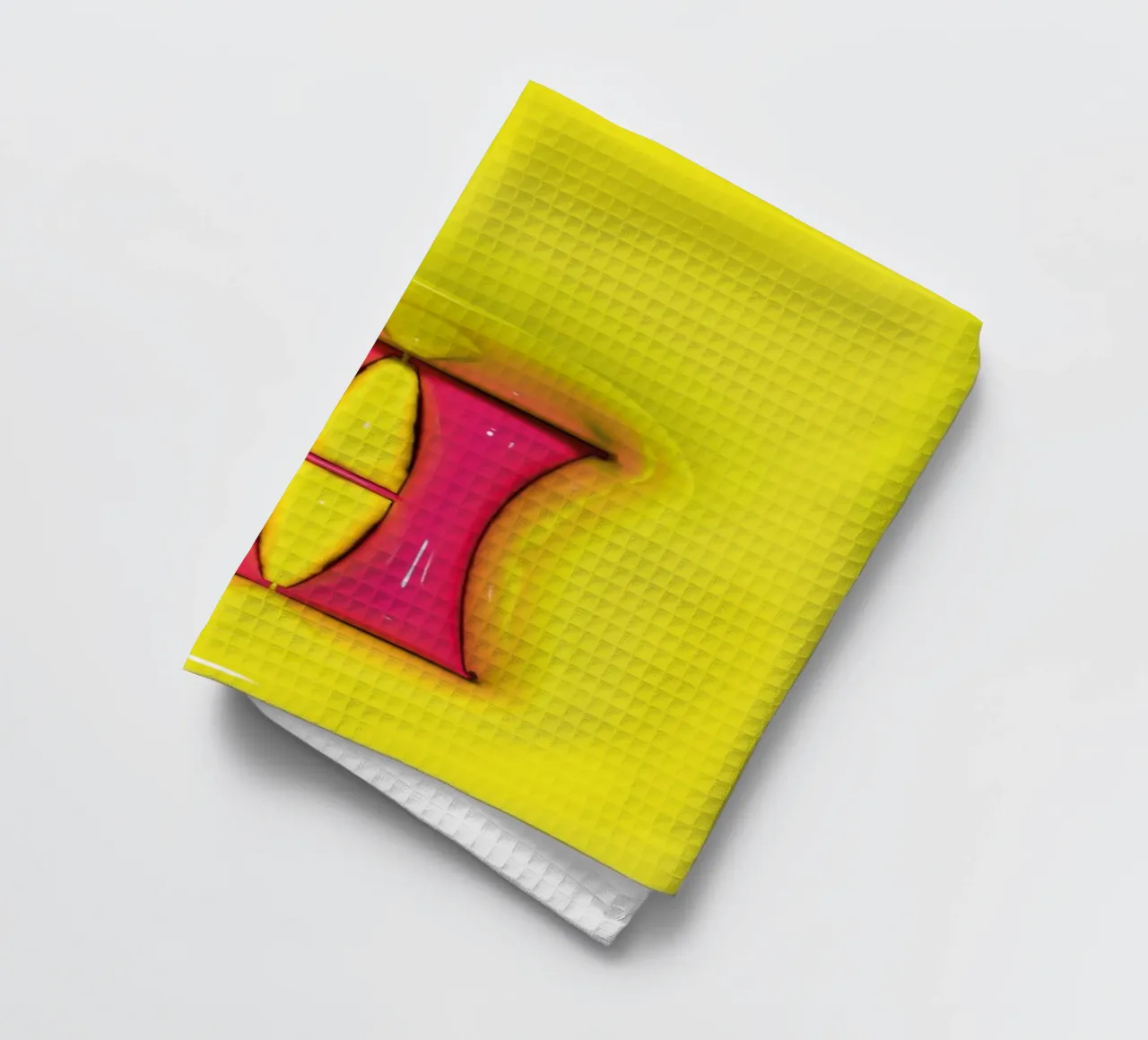 Bubblegum Gonflable Initiales H Vert torchon de Malou-Studio