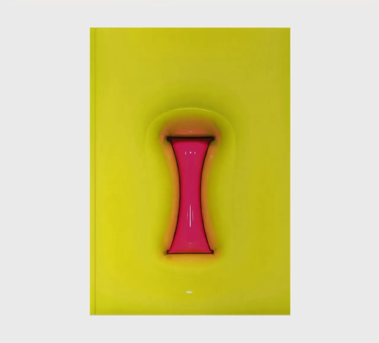 Bubblegum Inflate Initials I Green notebook by Malou-Studio