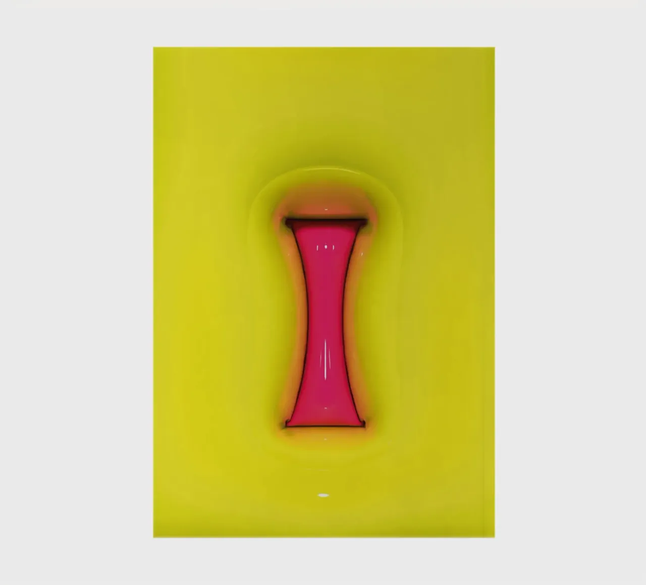 Bubblegum Inflate Initials I Green notebook by Malou-Studio