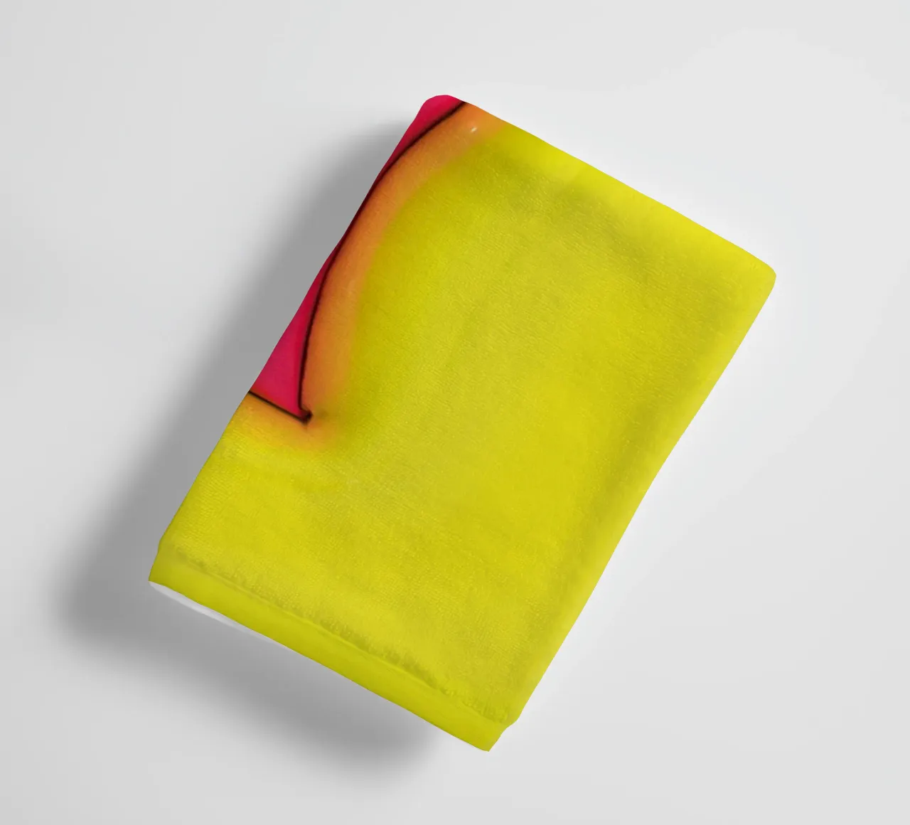 Bubblegum Inflate Initials I Green towel by Malou-Studio