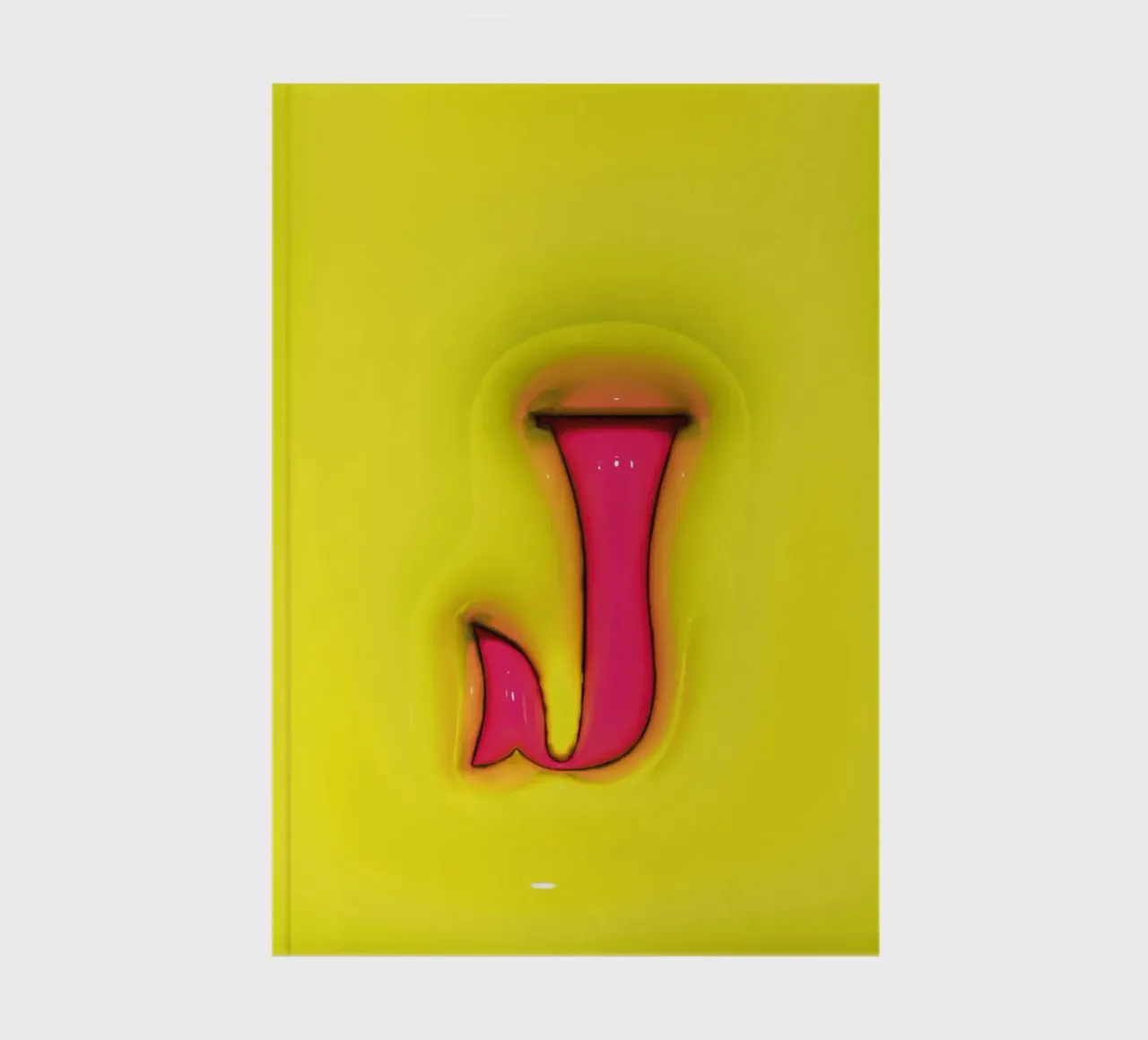 Bubblegum Inflate Initials J Green notebook by Malou-Studio