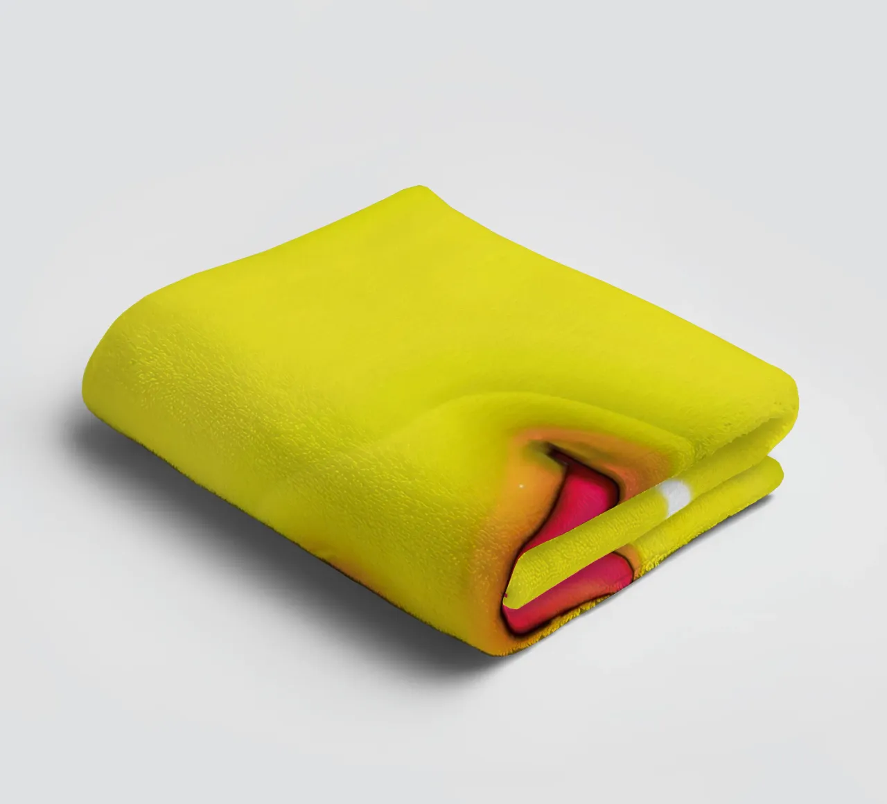 Bubblegum Inflate Initials J Green towel by Malou-Studio