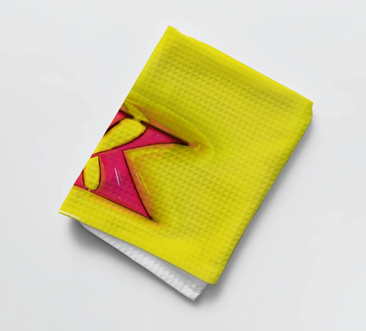 Bubblegum Gonflable Initiales K Vert torchon de Malou-Studio