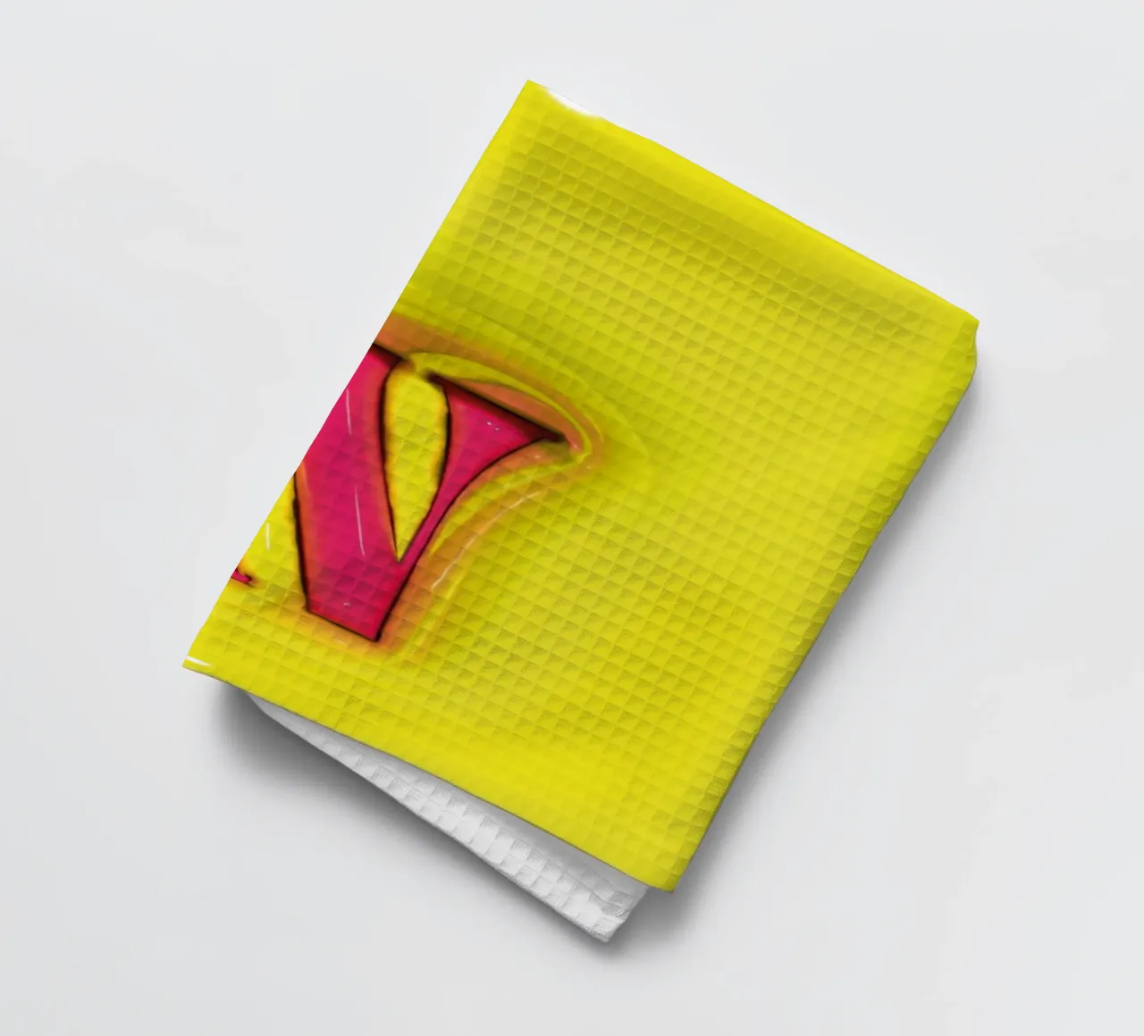 Bubblegum Gonflable Initiales N Vert torchon de Malou-Studio