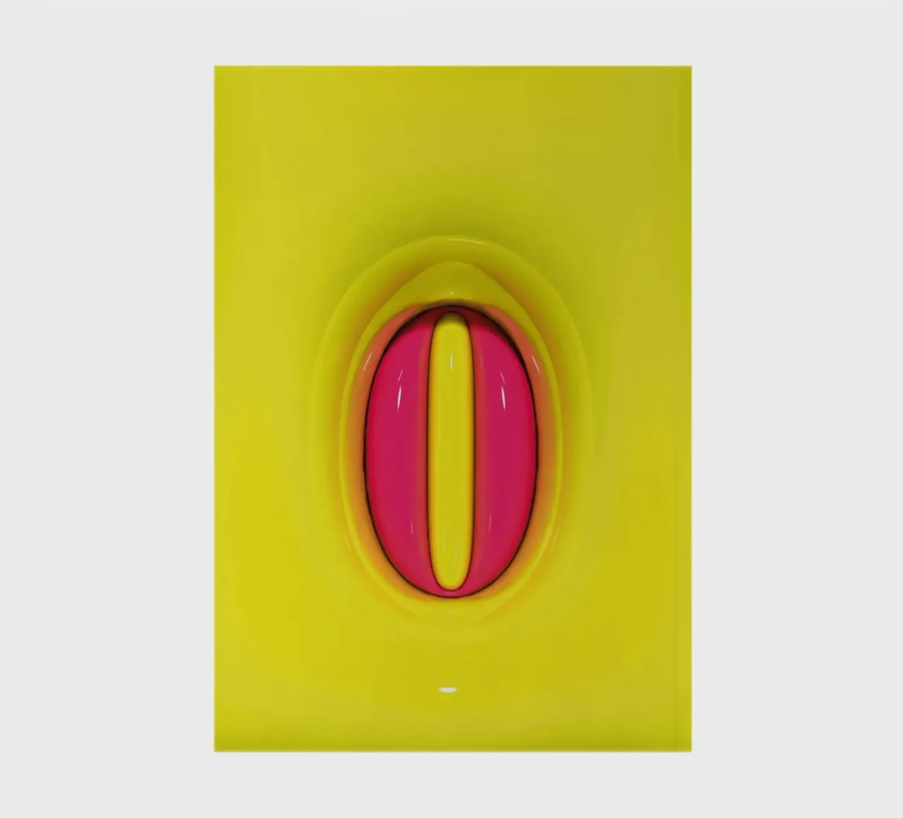Bubblegum Inflate Initials O Green notebook by Malou-Studio