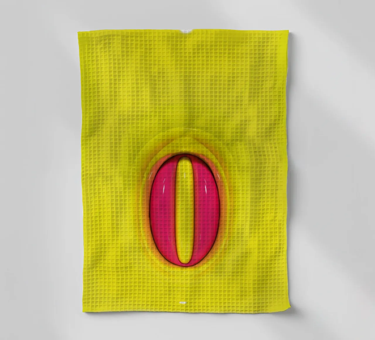 Bubblegum Gonflable Initiales O Vert torchon de Malou-Studio