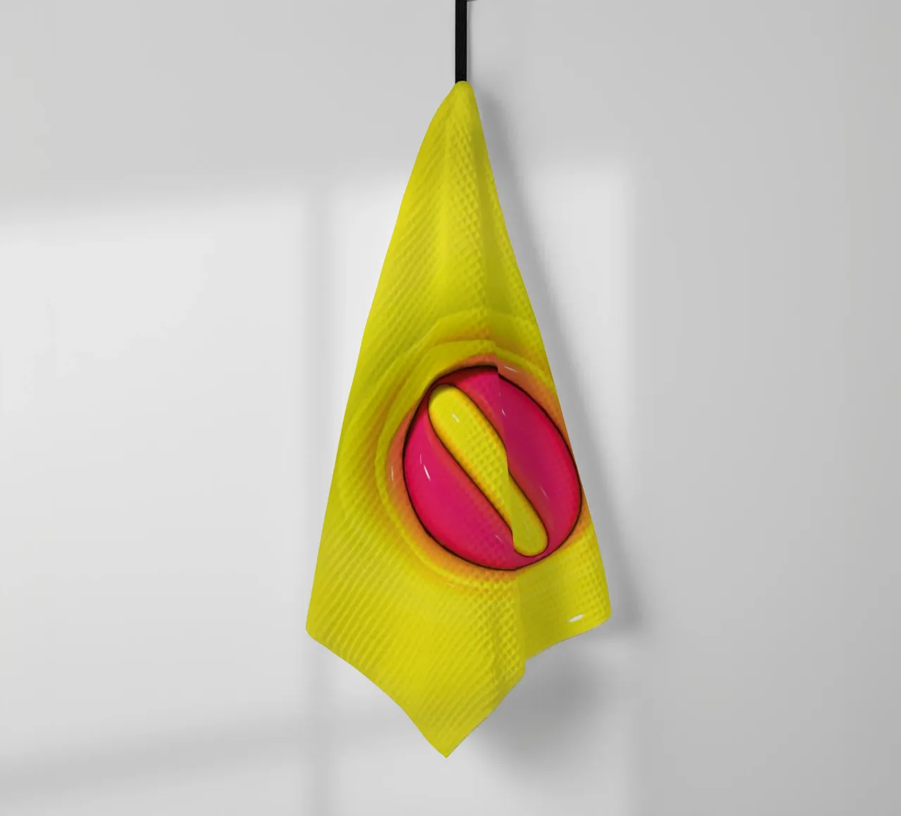 Bubblegum Gonflable Initiales O Vert torchon de Malou-Studio