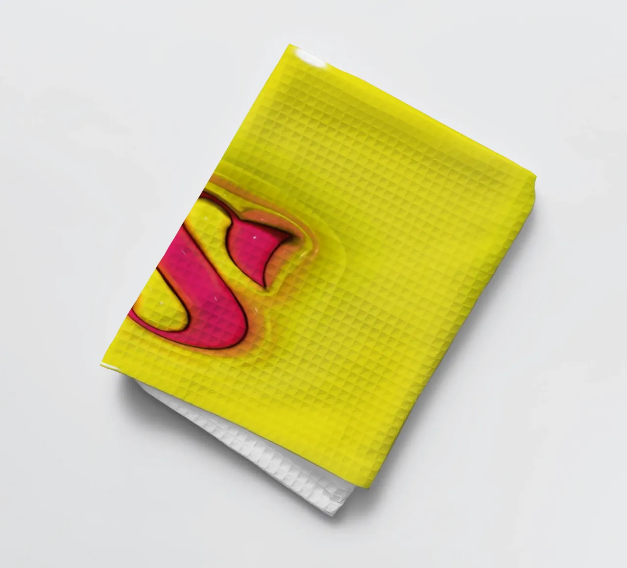 Bubblegum Gonflable Initiales S Vert torchon de Malou-Studio