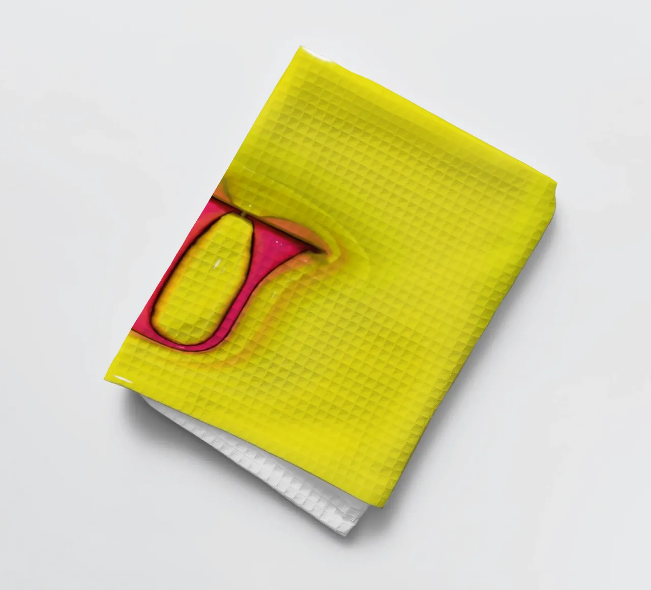 Bubblegum Gonflable Initiales U Vert torchon de Malou-Studio