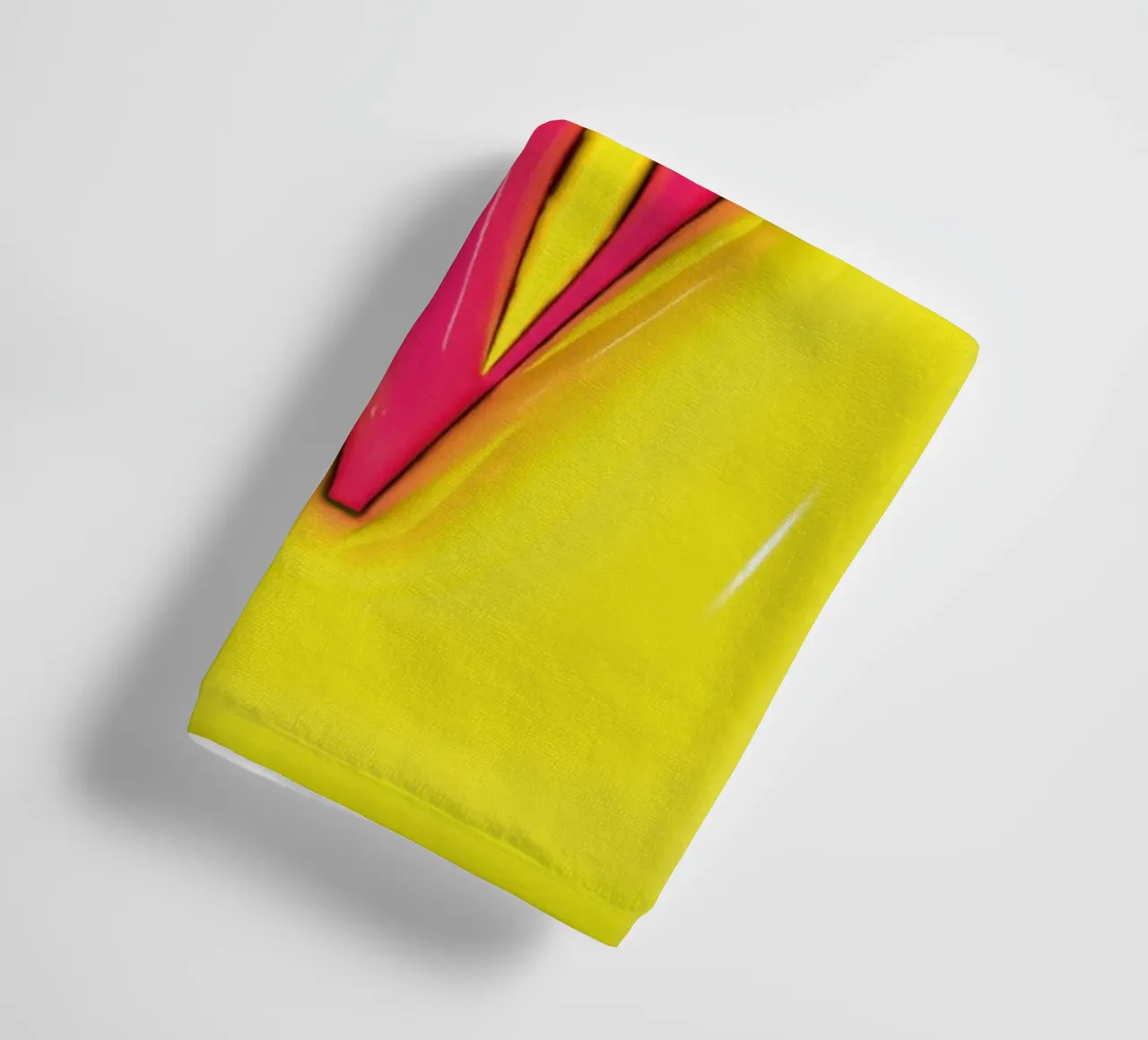 Bubblegum Inflate Initials W Green towel by Malou-Studio