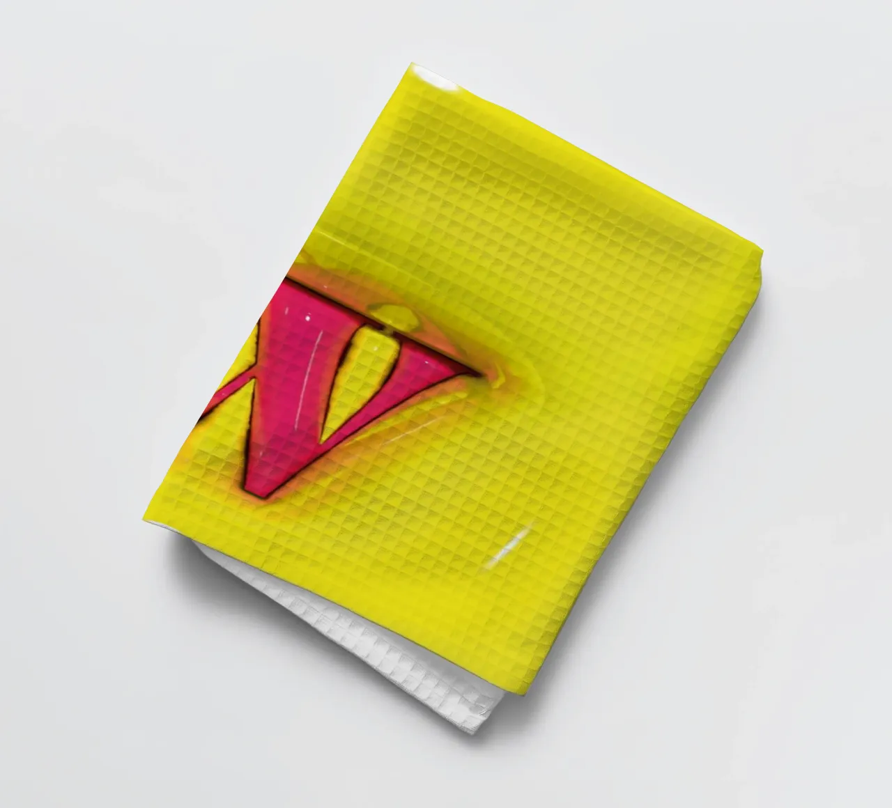 Bubblegum Gonflable Initiales W Vert torchon de Malou-Studio