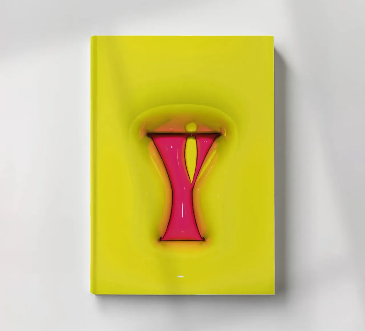 Bubblegum Inflate Initials Y Green notebook by Malou-Studio