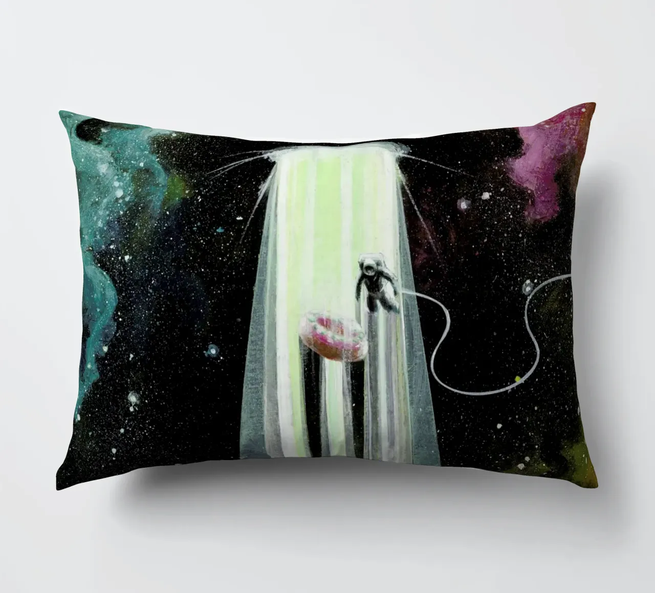 Donut Dimension cuscino da Jared Yamahata