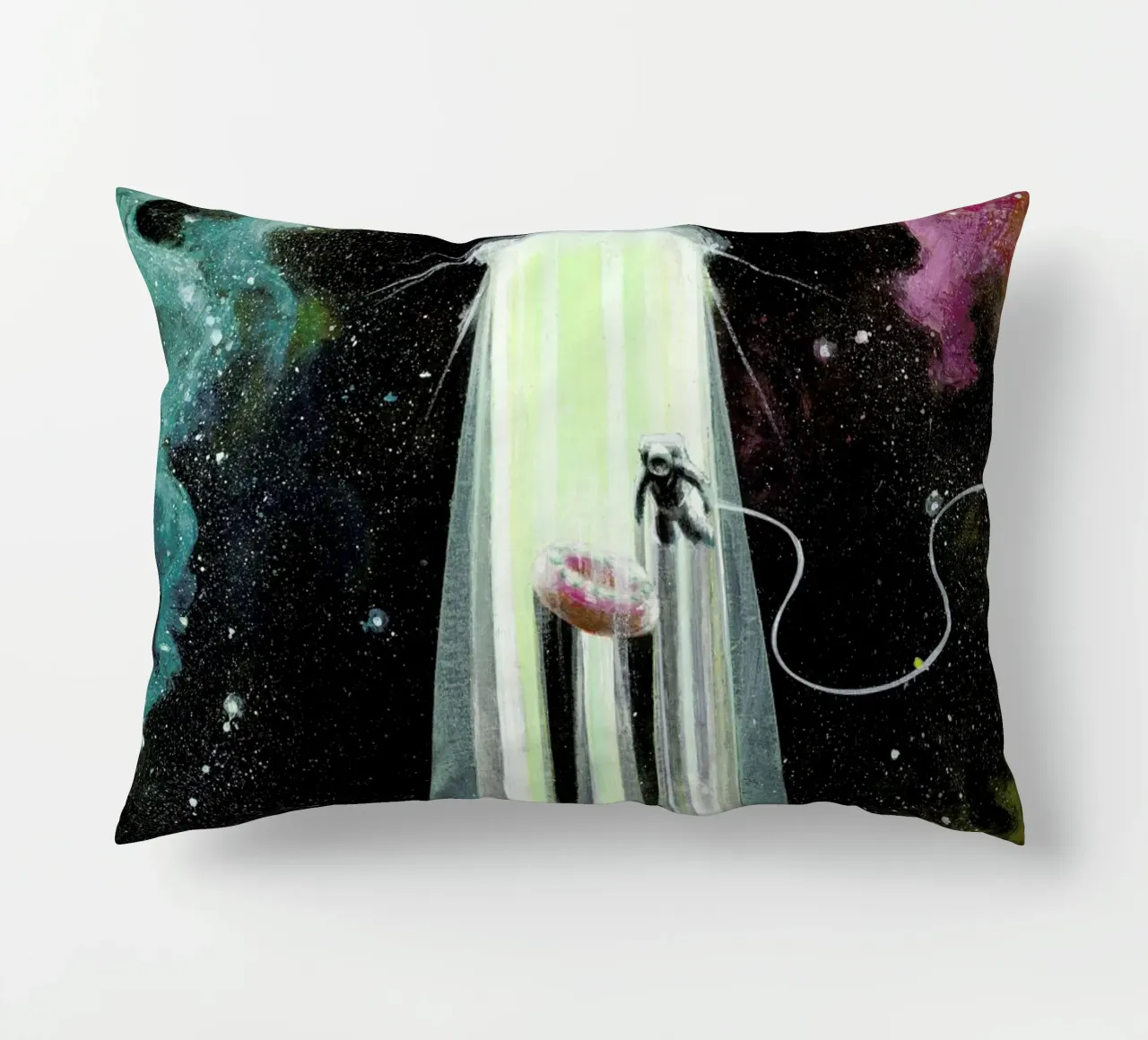 Donut Dimension cuscino da Jared Yamahata