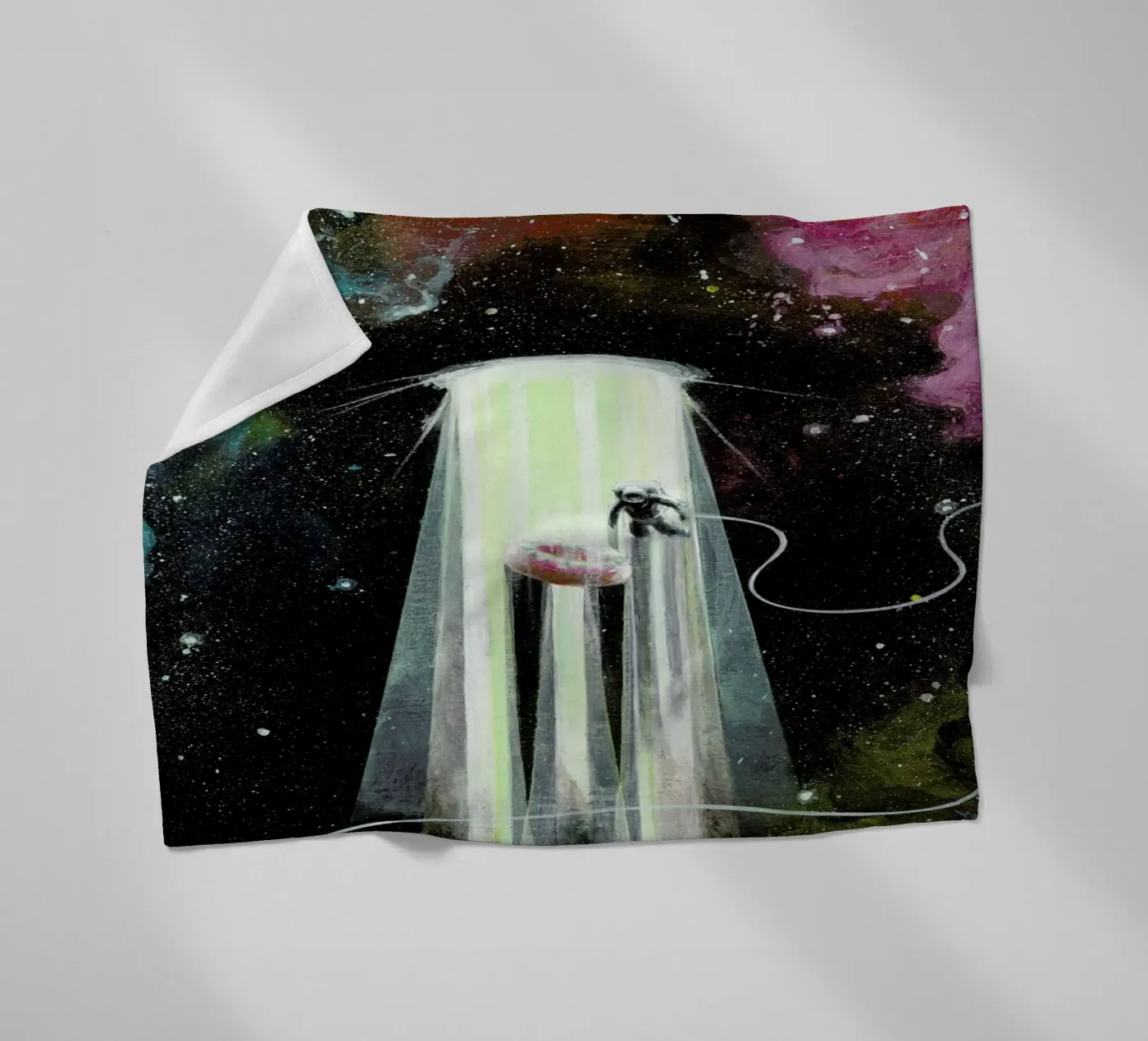 Donut Dimension fleecedeken van Jared Yamahata
