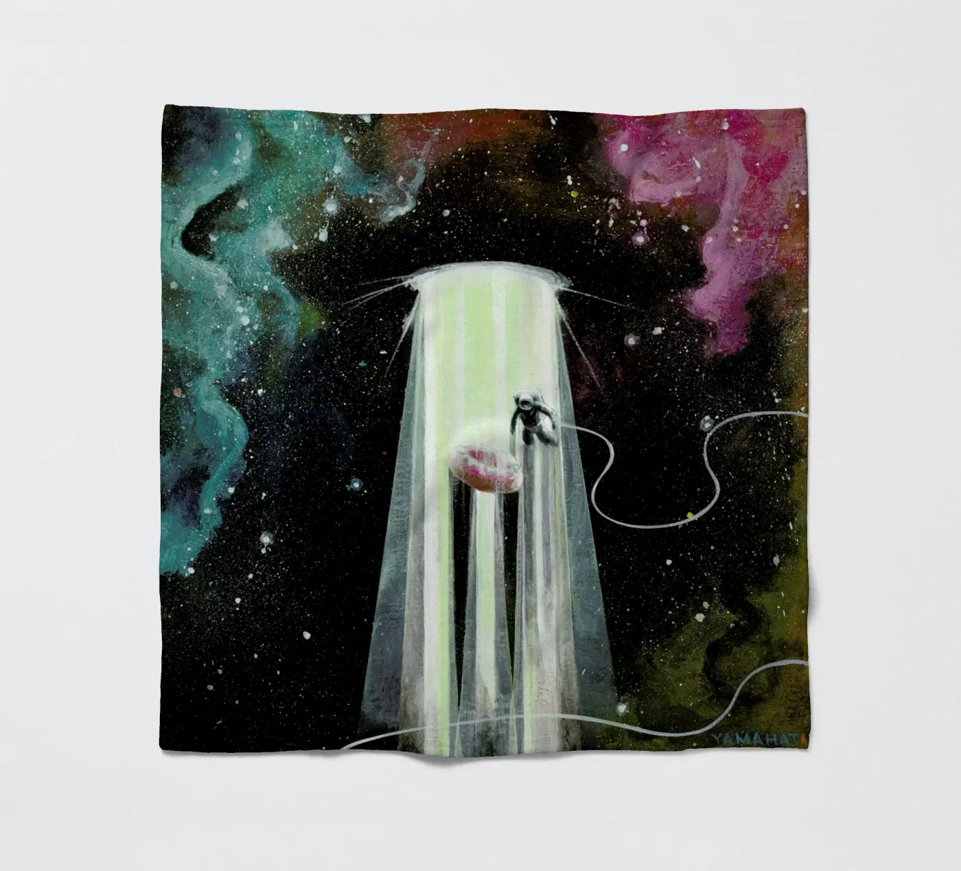 Donut Dimension fleecedeken van Jared Yamahata