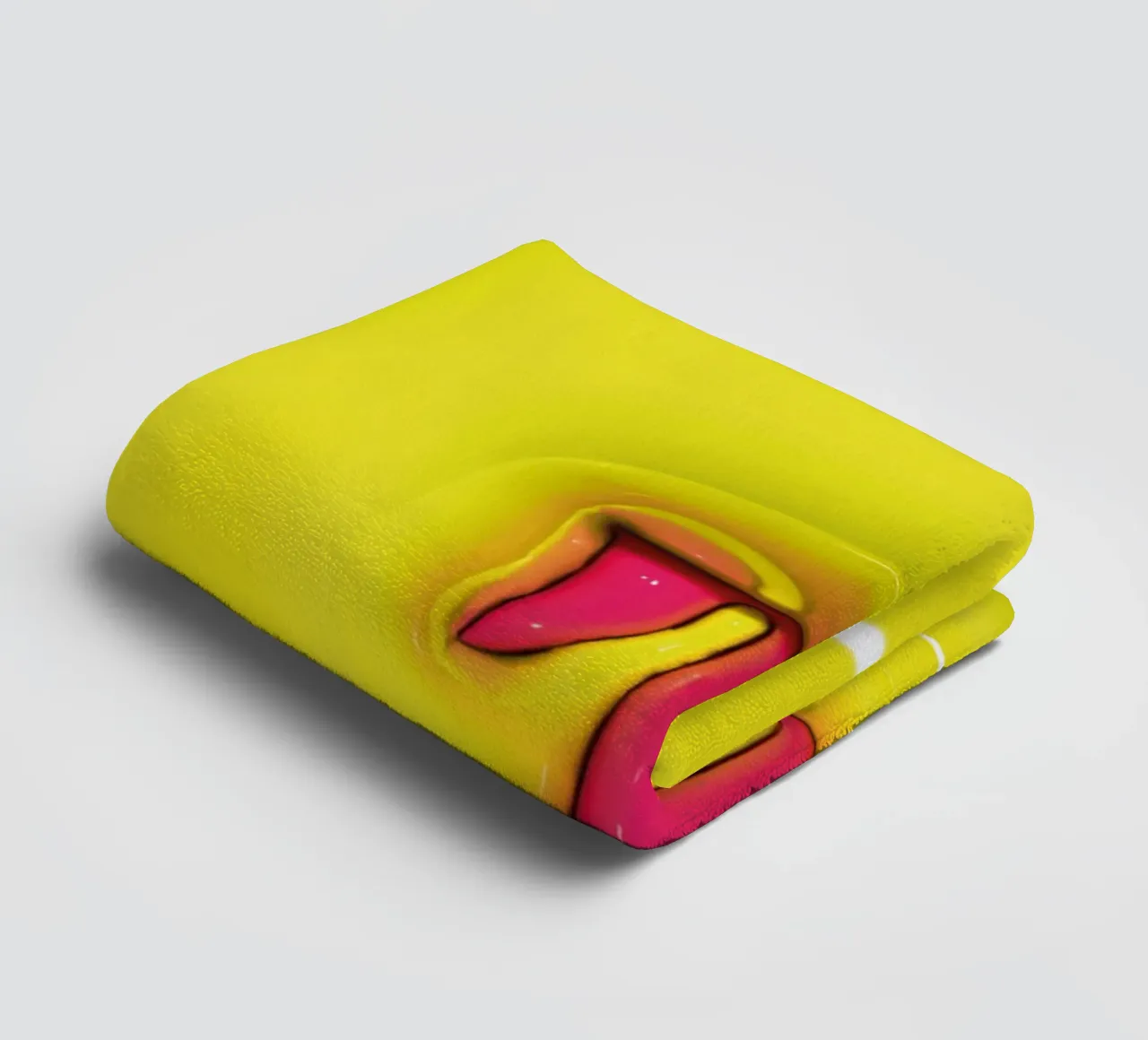 Bubblegum Inflate Initials Z Green towel by Malou-Studio