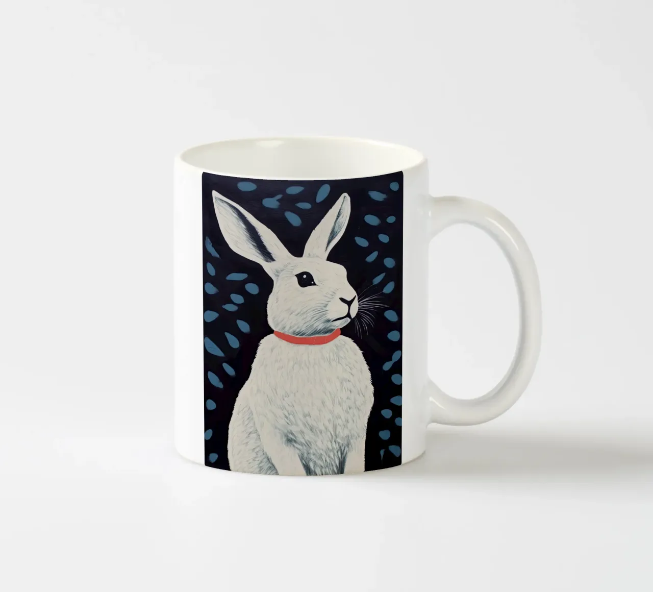 Coniglio di mezzanotte tazza in ceramica da DaarbyN