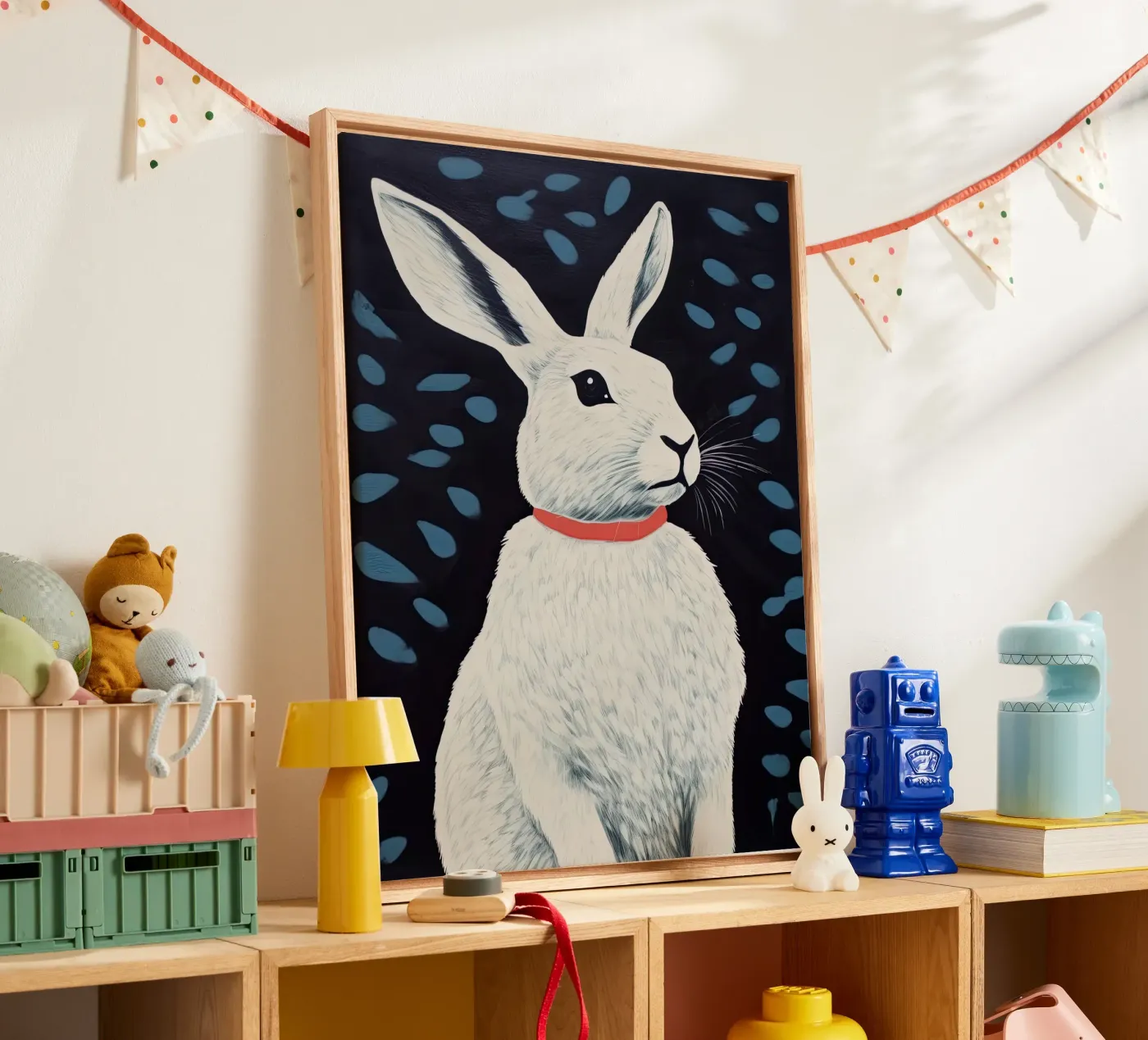 Midnight Rabbit canvas by DaarbyN
