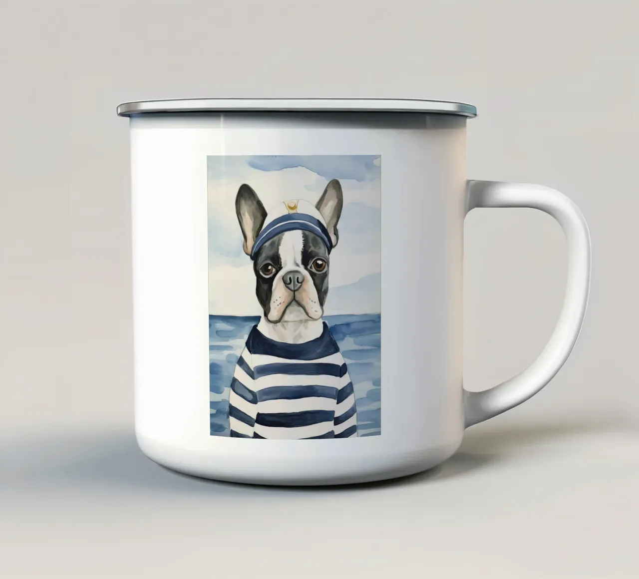 Capitano Stripe tazza in smalto da DaarbyN