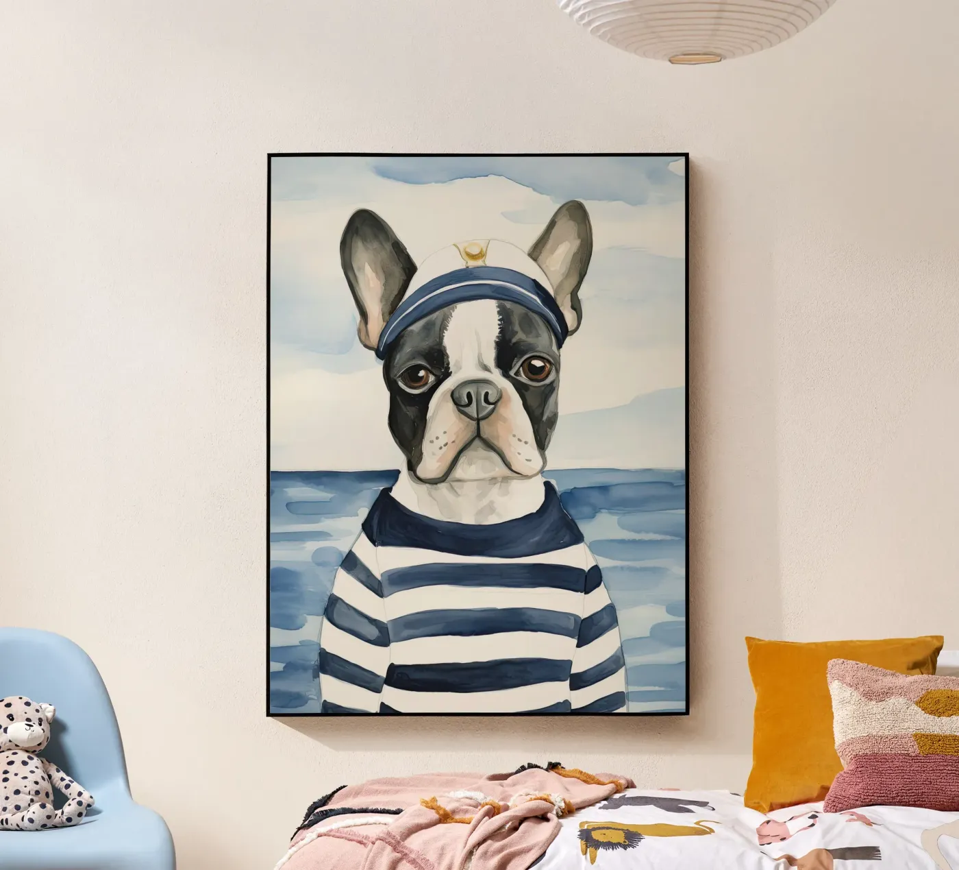 Kapitein Streep acryl van DaarbyN