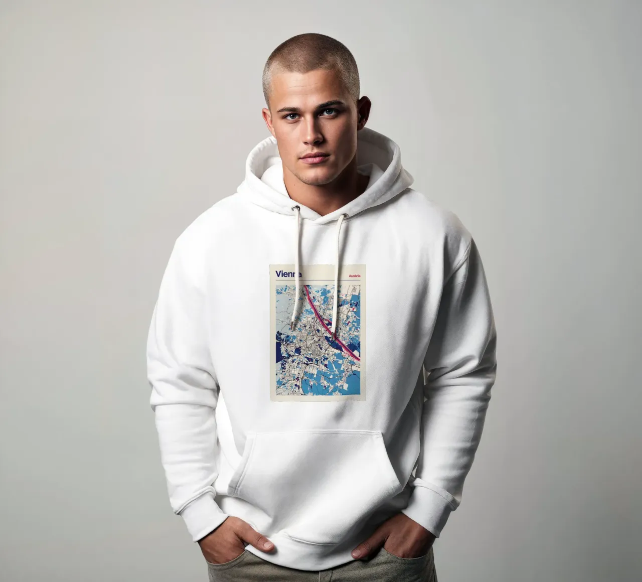Milky Vienna hoodie by MOOODZART