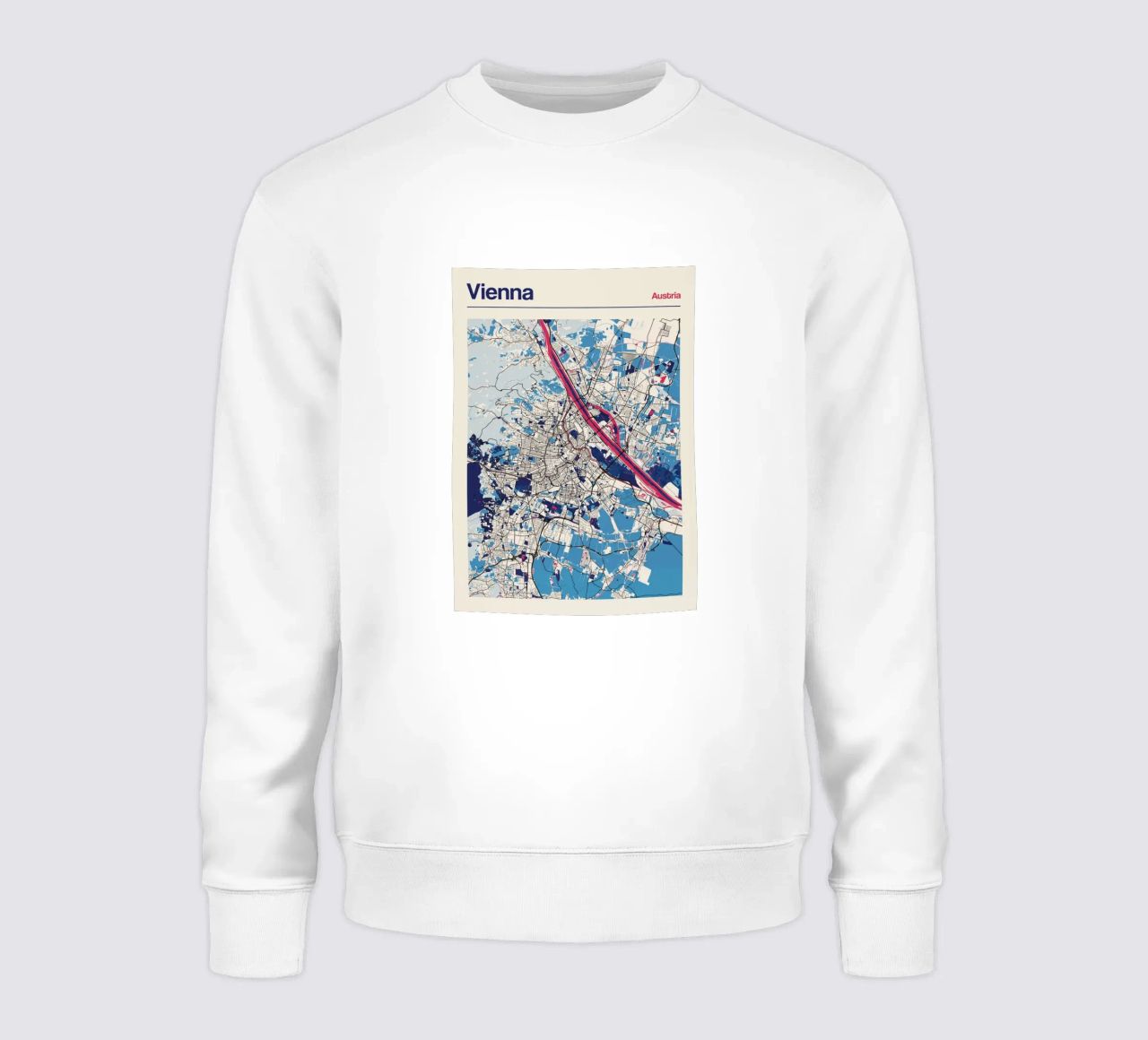 Milchiges Wien Sweatshirt von MOOODZART