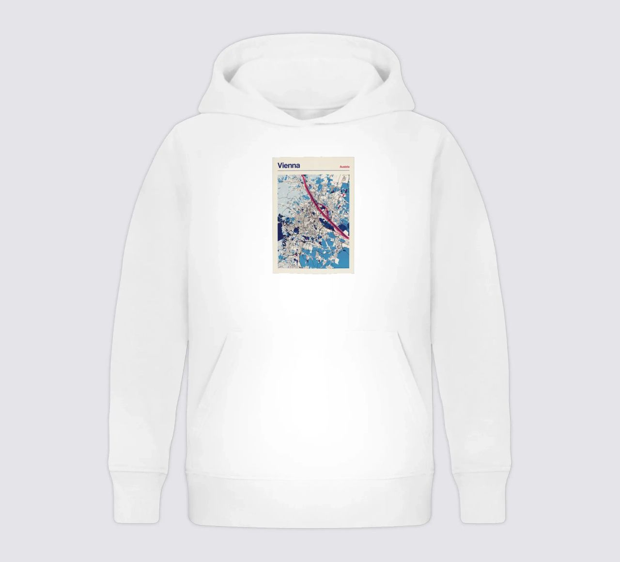 Milchiges Wien Kinder Hoodie von MOOODZART