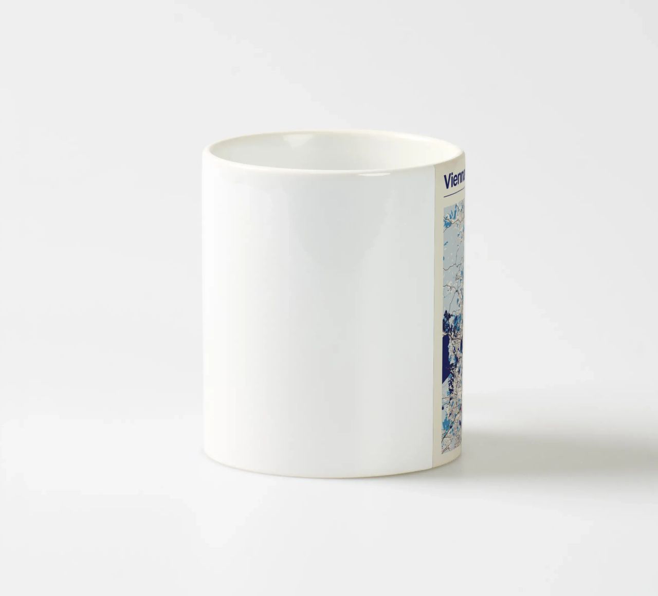 Milchiges Wien Keramik Tasse von MOOODZART