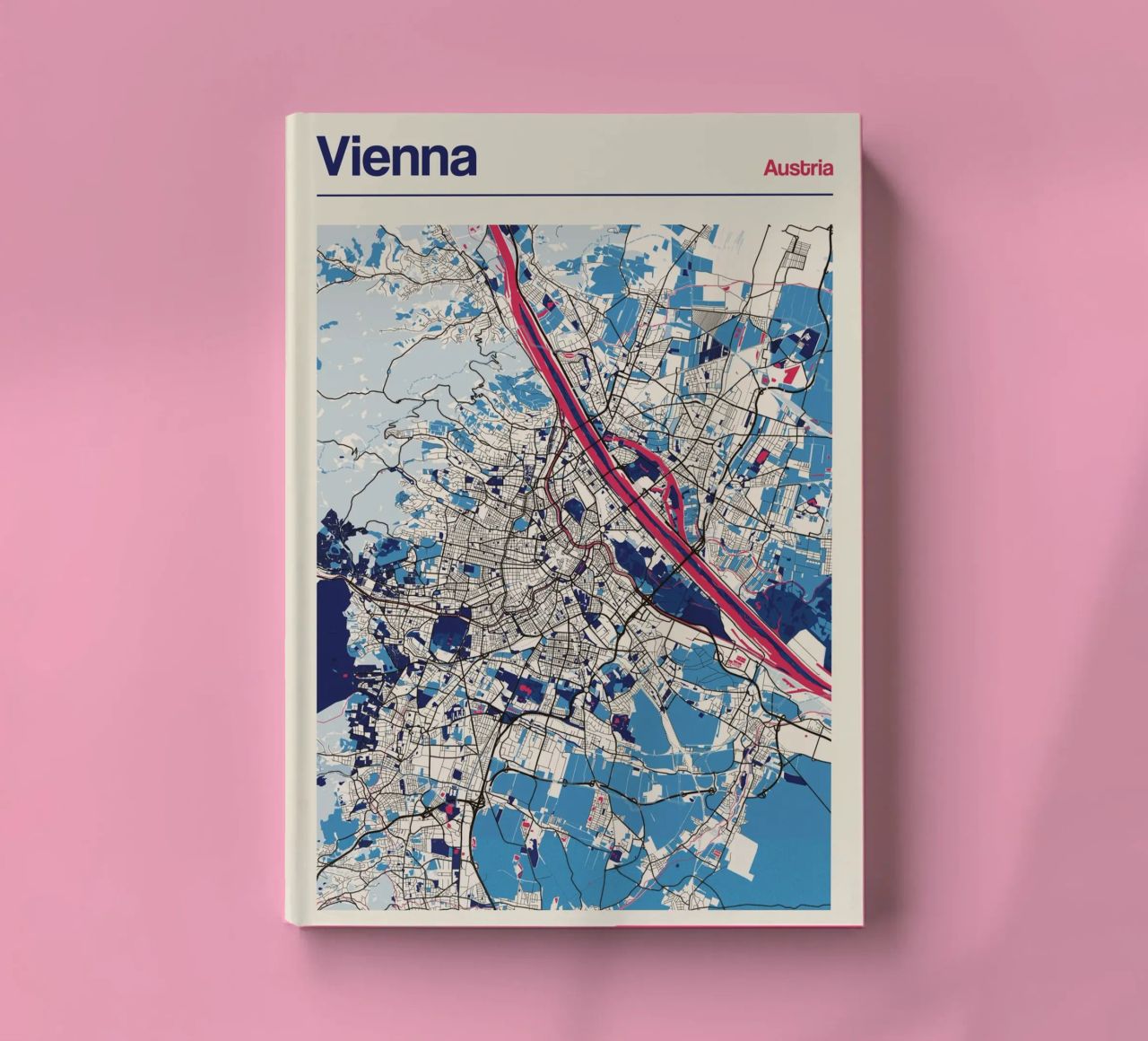 Milchiges Wien Notizbuch von MOOODZART