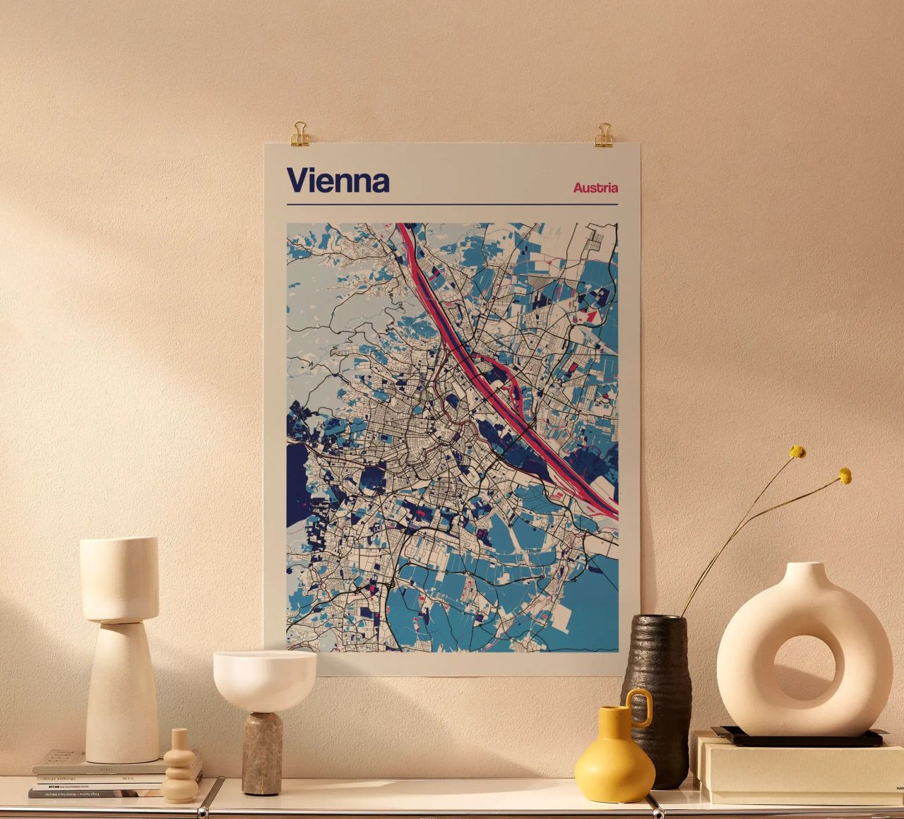 Milchiges Wien Poster von MOOODZART