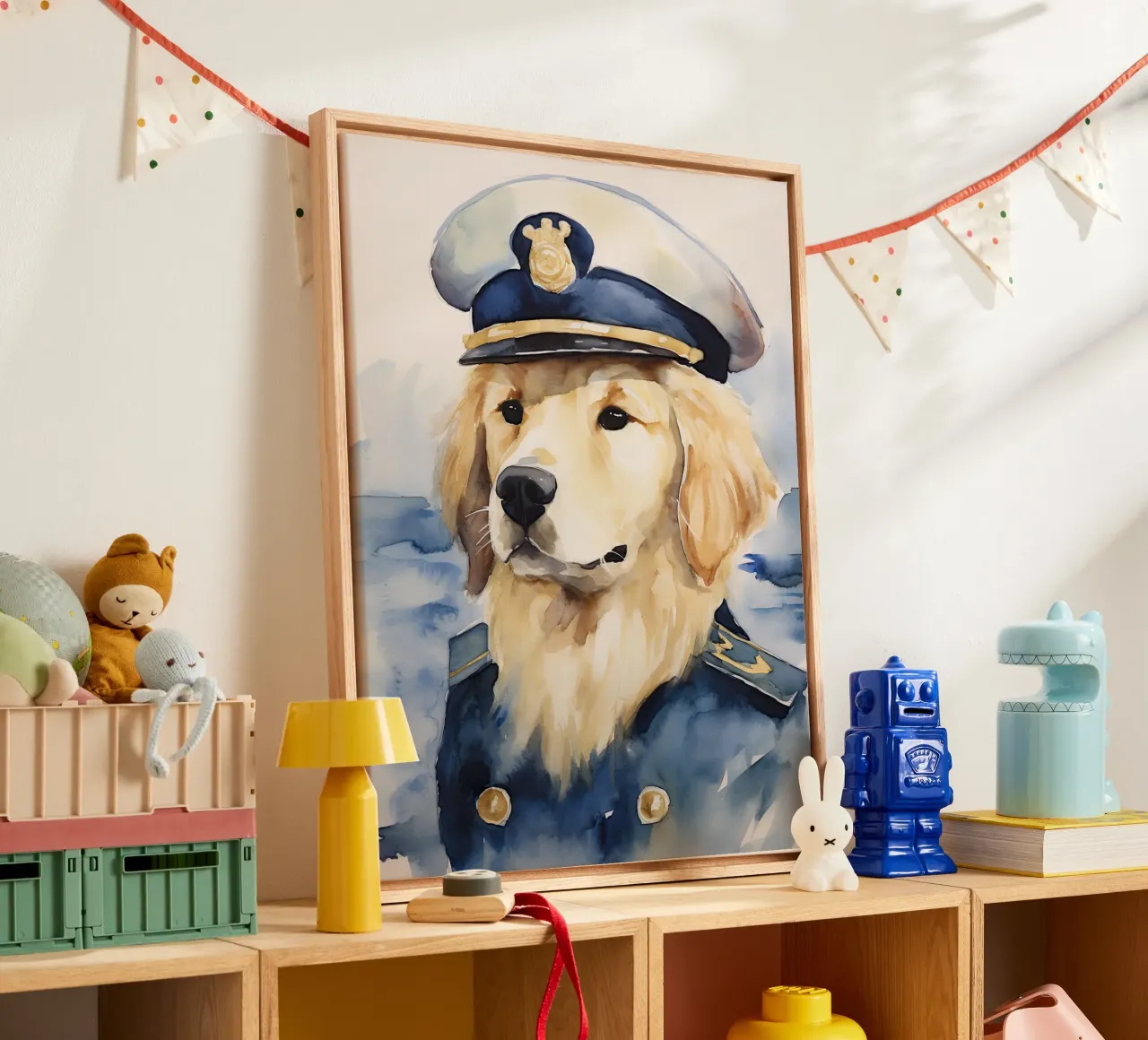 Golden Sailor Leinwand von DaarbyN