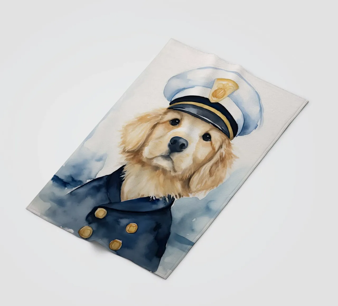 Sailor Puppy fleece blanket by DaarbyN