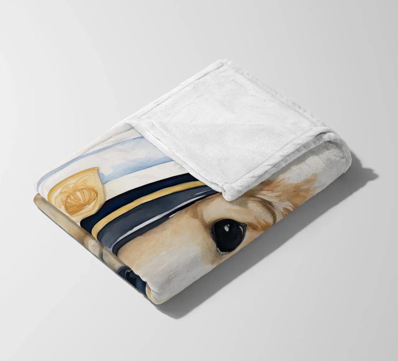 Sailor Puppy fleece blanket by DaarbyN