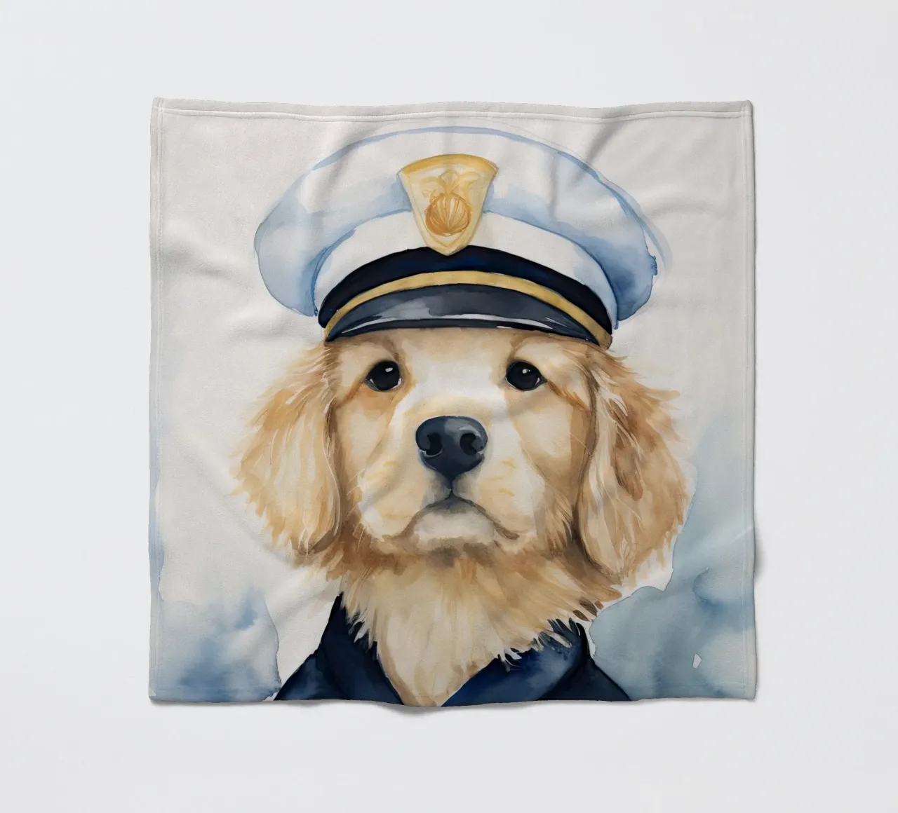 Sailor Puppy fleece blanket by DaarbyN