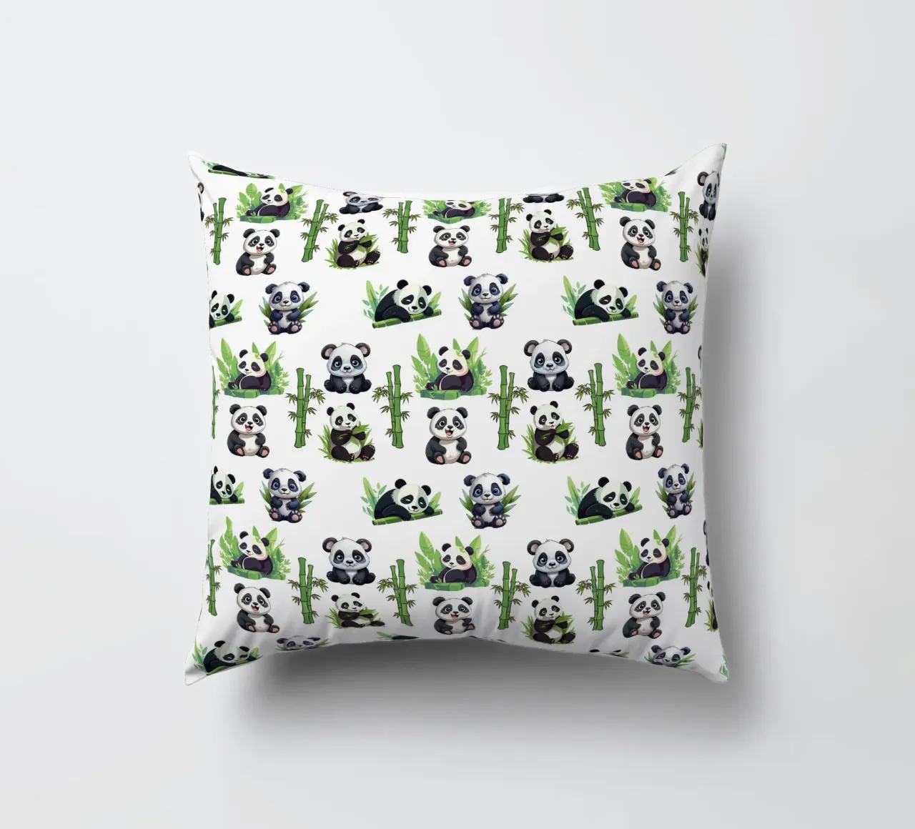 cute panda pattern cuscino da berwies design
