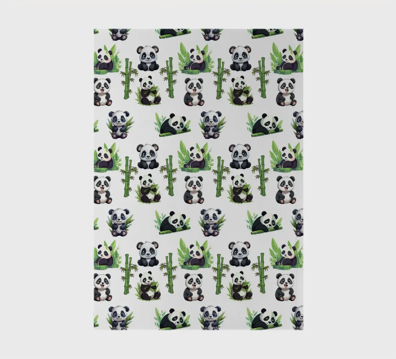 cute panda pattern notebook by berwies design