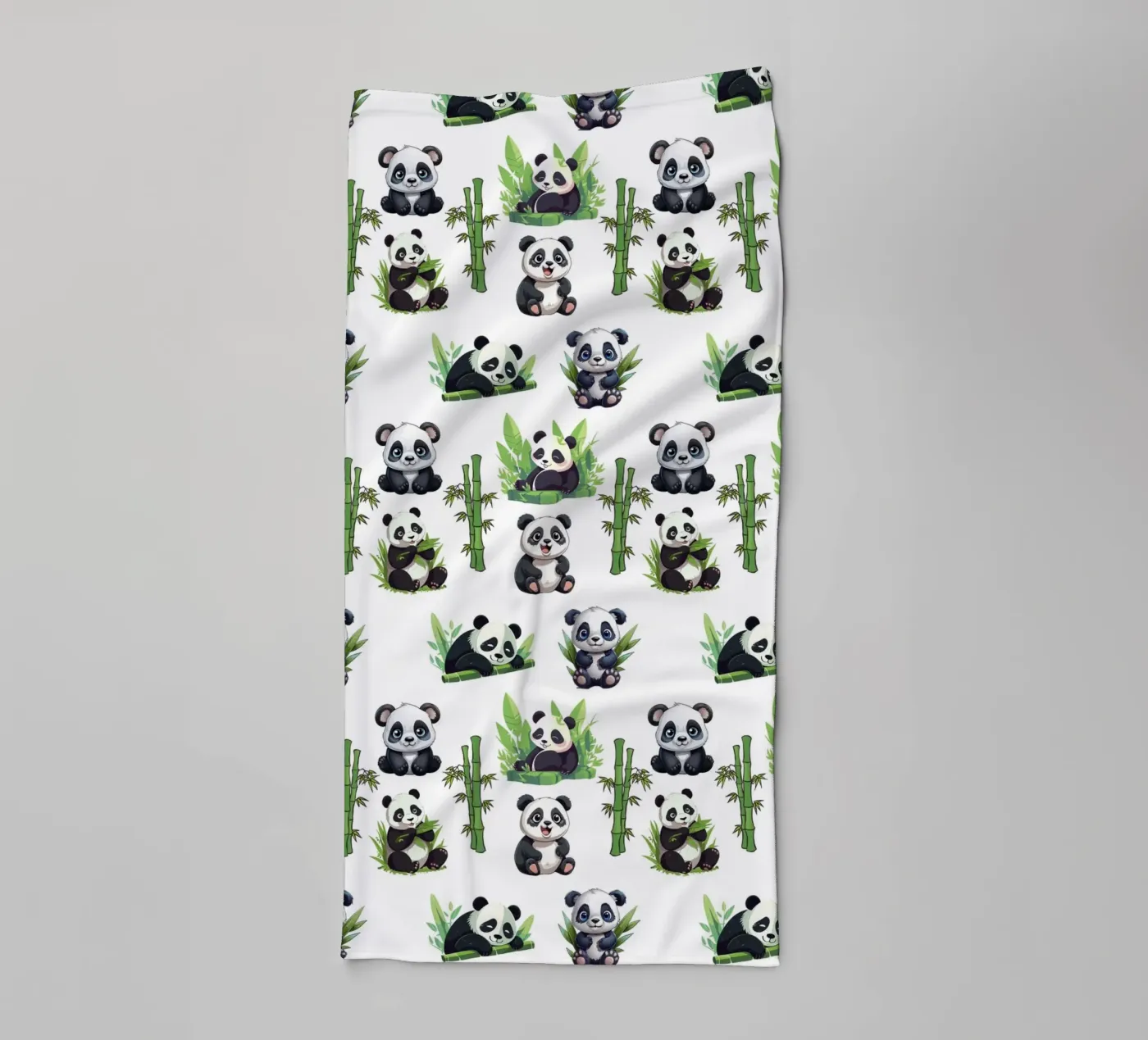 cute panda pattern towel by berwies design
