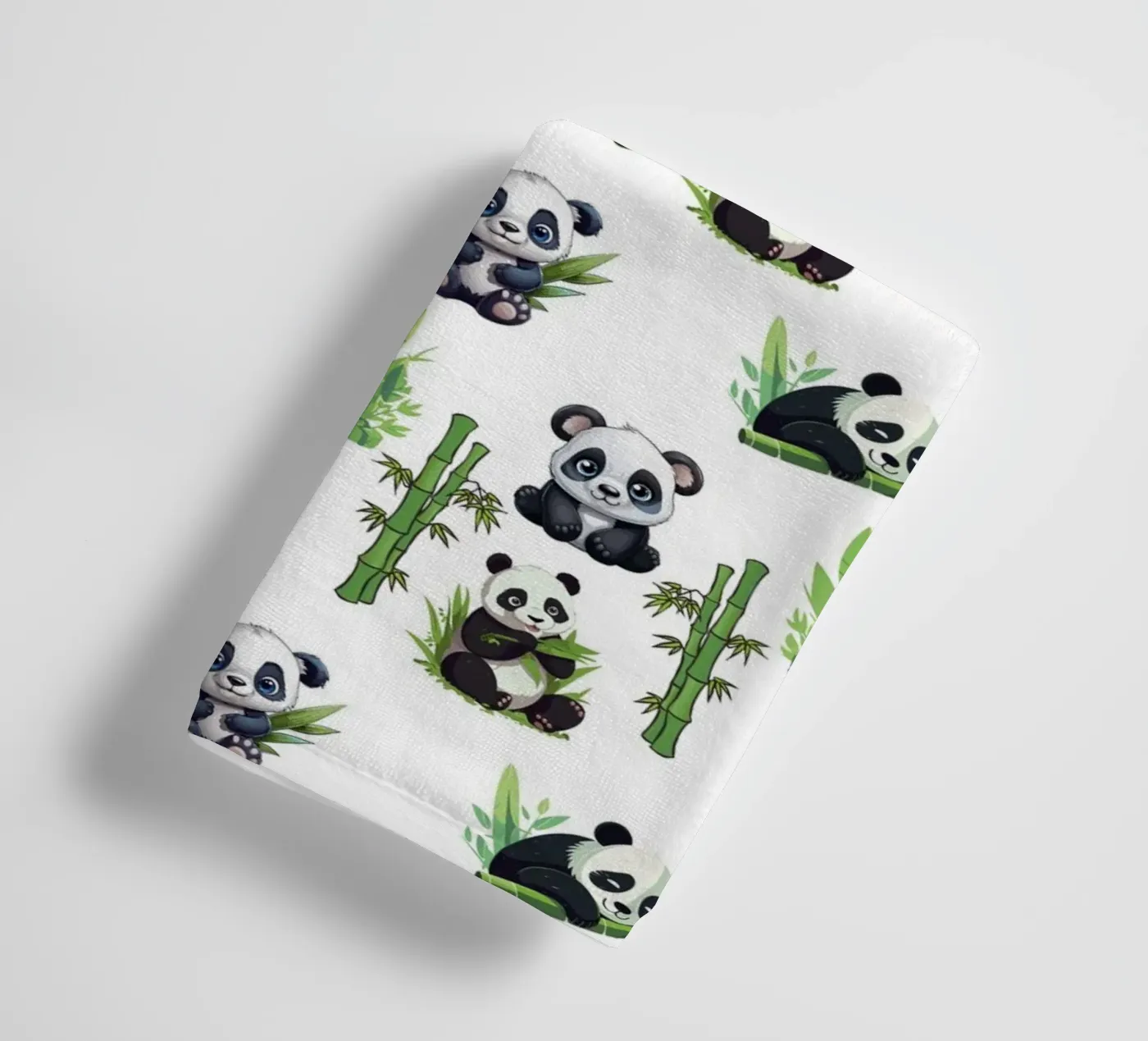 cute panda pattern towel by berwies design