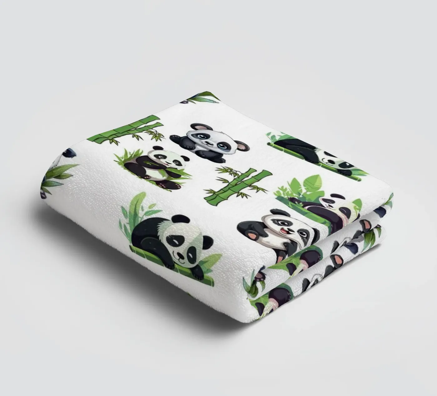 cute panda pattern towel by berwies design