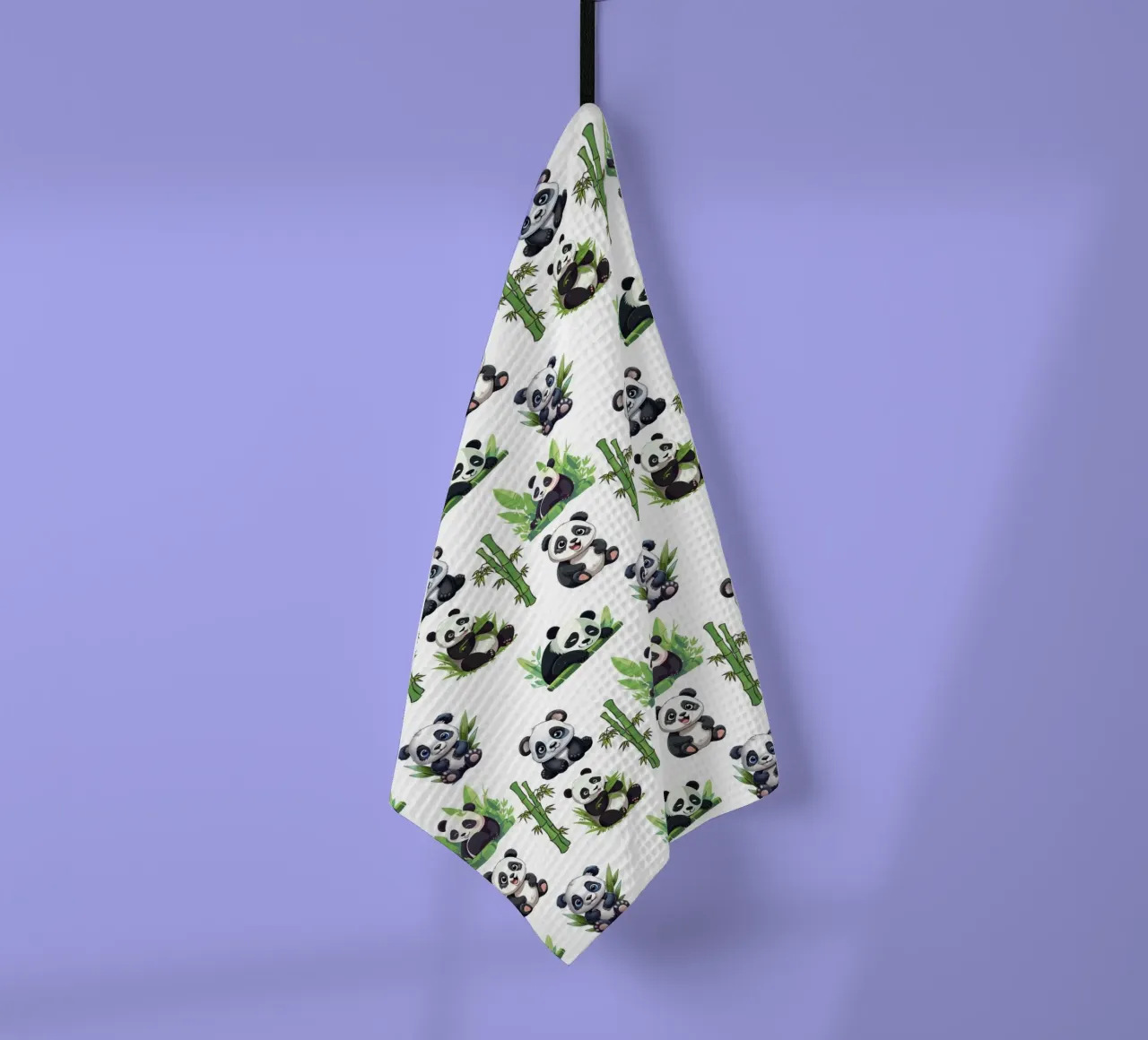 cute panda pattern canovaccio da cucina da berwies design