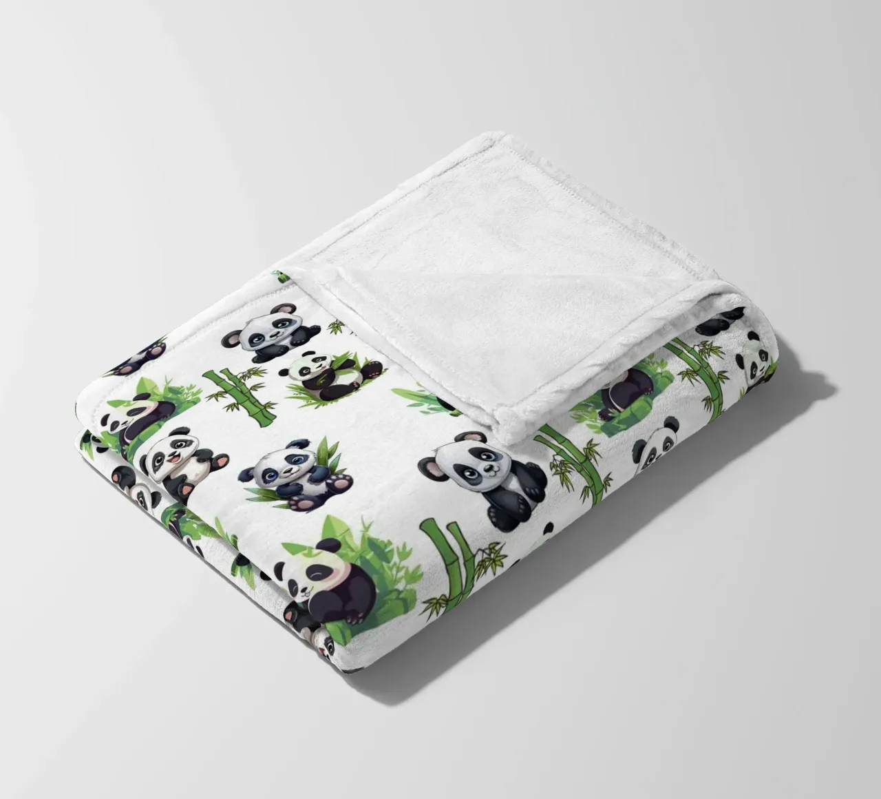 cute panda pattern fleecedeken van berwies design