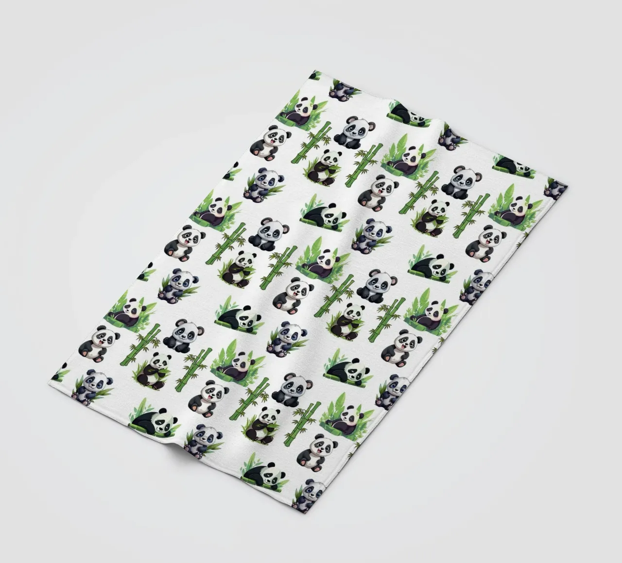 cute panda pattern fleecedeken van berwies design