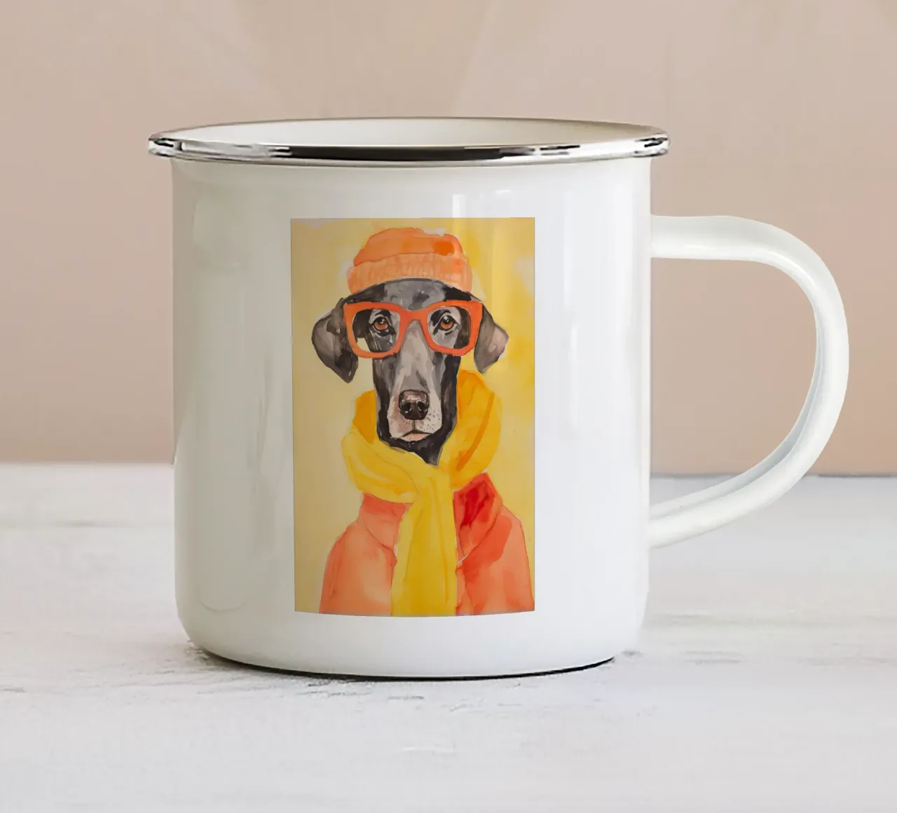 Accogliente e luminoso tazza in smalto da DaarbyN
