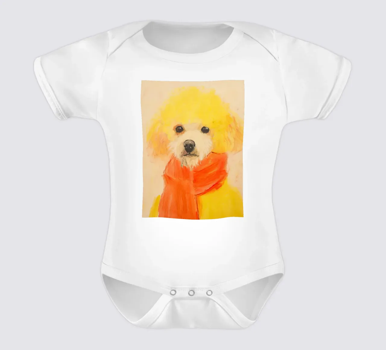Cucciolo accogliente body neonato maniche corte da DaarbyN
