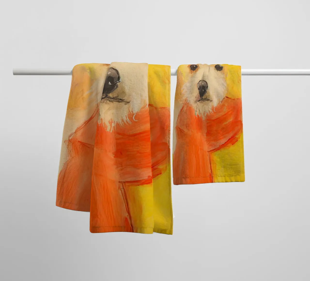 Gezellig Puppy badhanddoek van DaarbyN