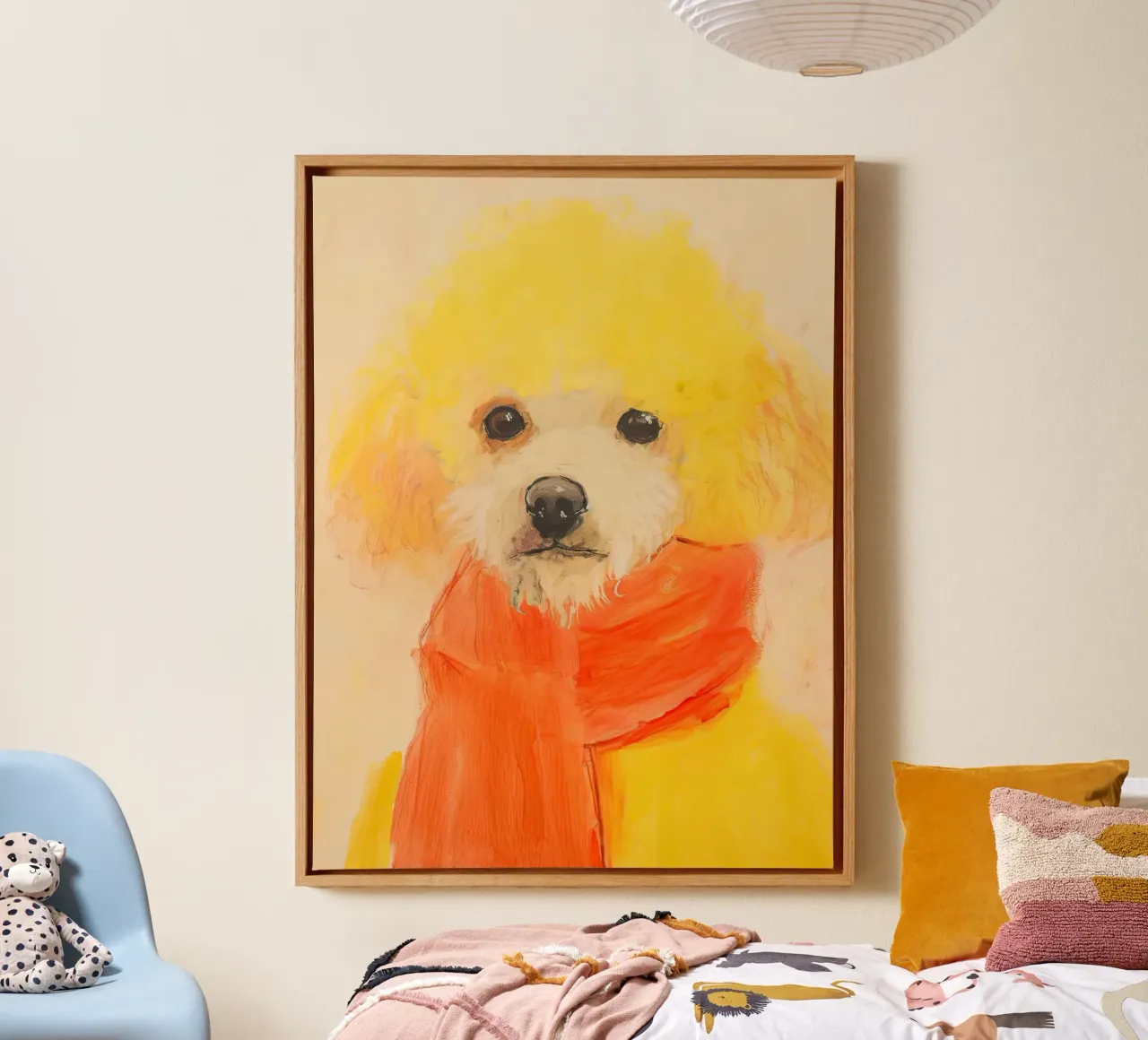 Gezellig Puppy canvas van DaarbyN